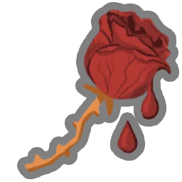 Blood-Soaked Rose